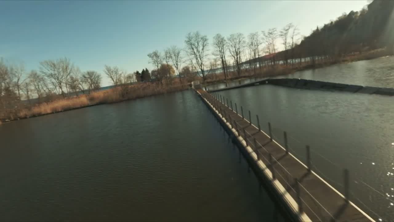 FPV footage from Bluffer's Park, Scarborough ON